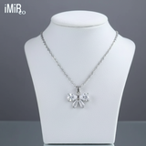 COLLIER NŒUD BRILLANT MINIATURE